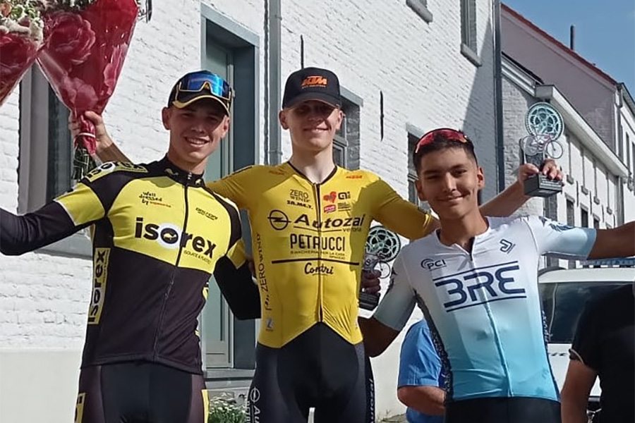Lo junior Erazem Valjavec in bella evidenza in Belgio