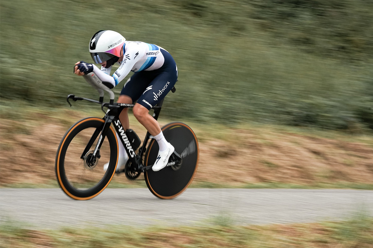 Marlen Reusser vince la cronometro di Pau del Tour de France Femmes - credit ASO