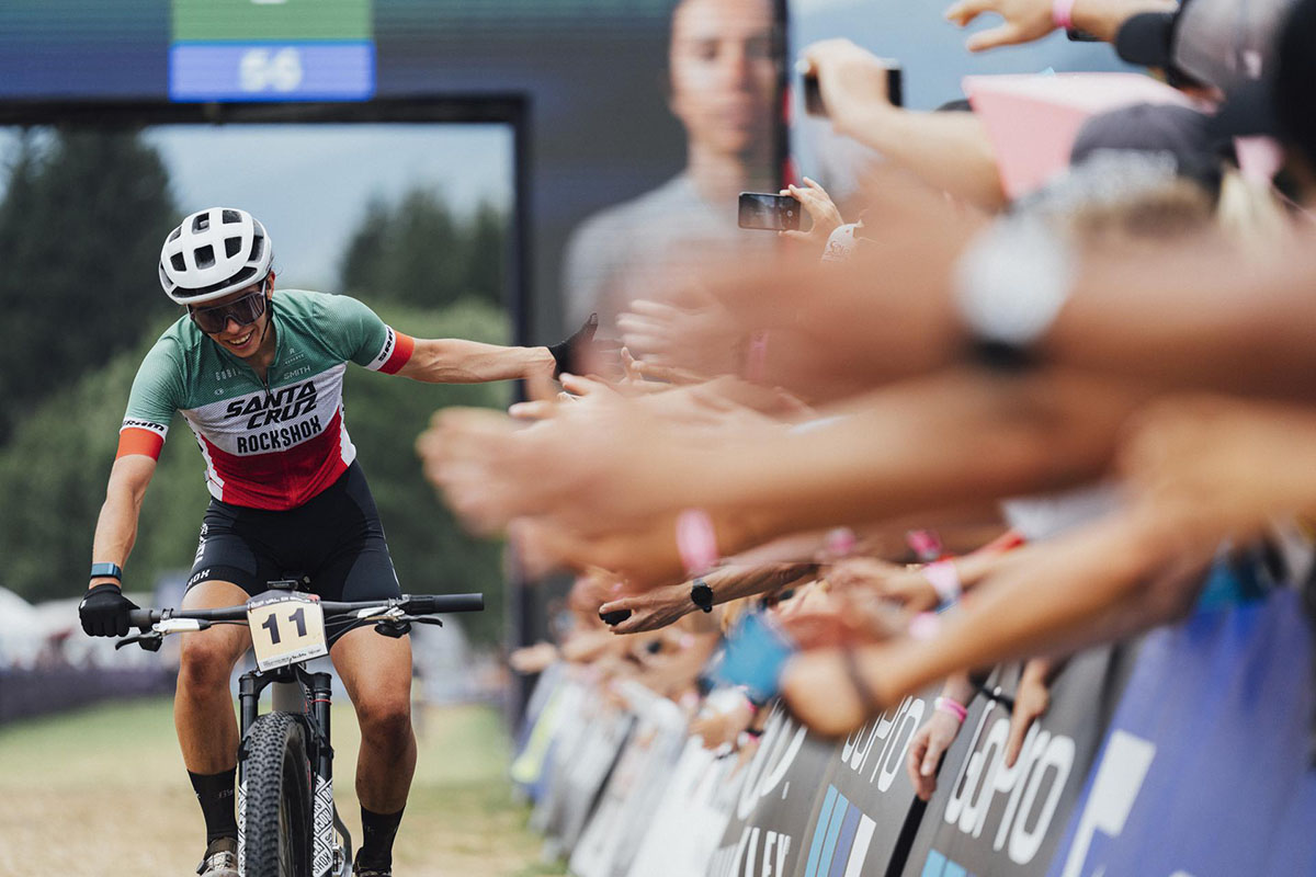 Martina Berta seconda in Coppa del MOndo in Val di Sole - credit Giacomo Podetti