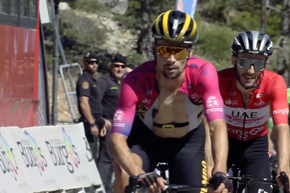 Primoz Roglic vince la quinta tappa della Vuelta a Burgos