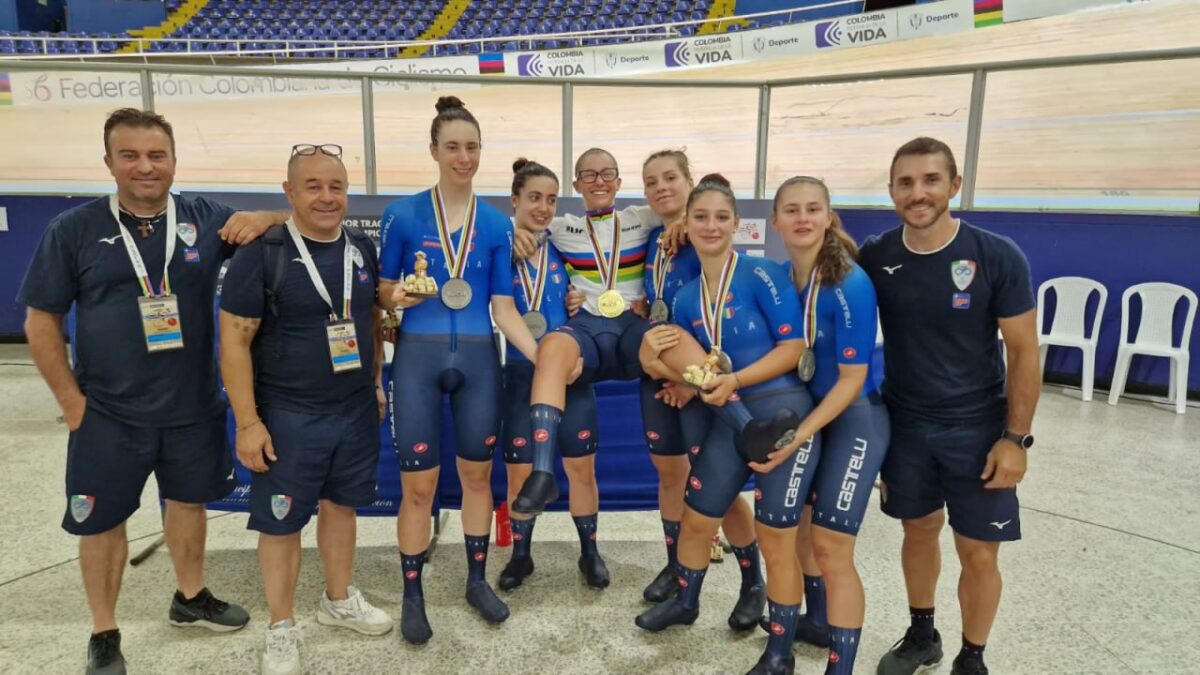 Anita Baima oro nell'eliminazione ai mondiali su pista di Cali - credit Federciclismo.it