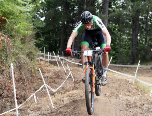 Federico Brafa, secondo nel time trial U17 agli Europei Giovanili mtb al Ciocco - credit Newspower