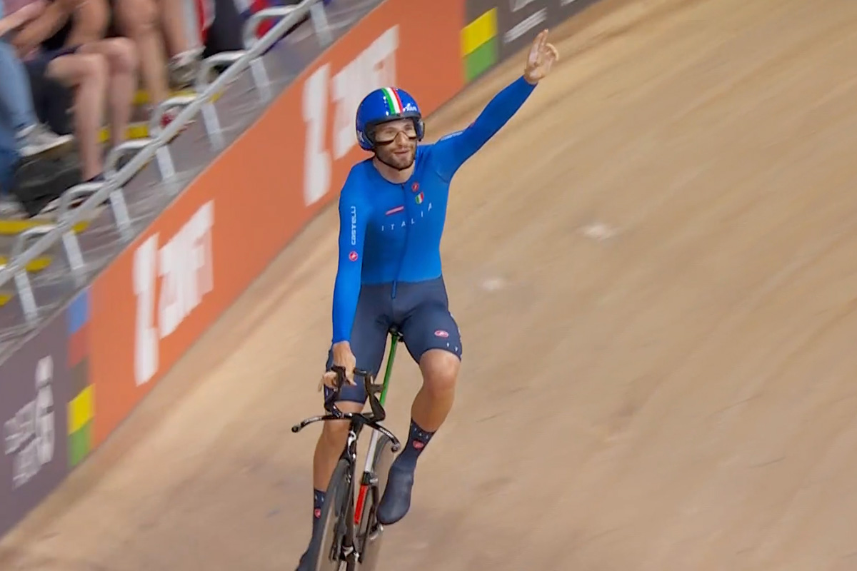 A Glasgow Filippo Ganna si laurea per la sesta volta campione del mondo dell'inseguimento individuale