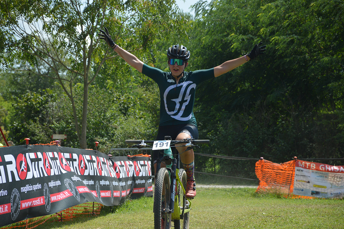 Giulia Bertelli, una delle leader del Trofeo Lombardia Mtb