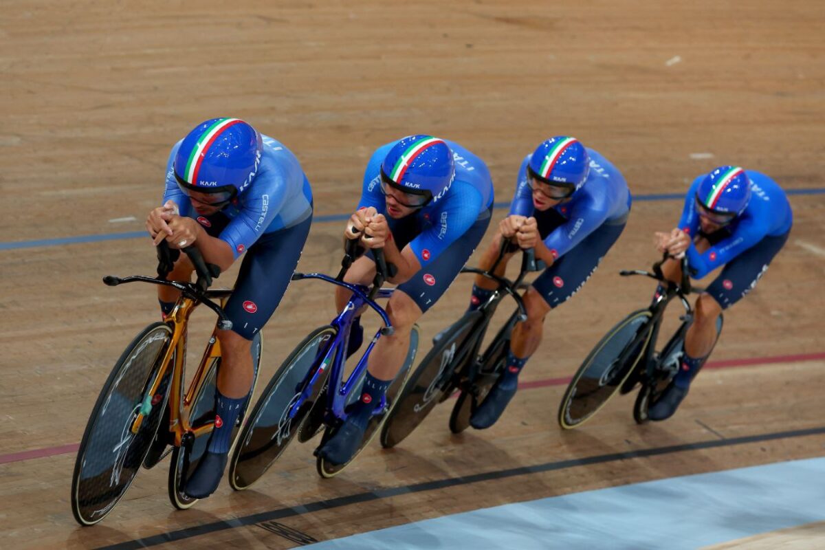 Il quartetto conquista la finale mondiale a Glasgow - credit Sprint Cycling Agency