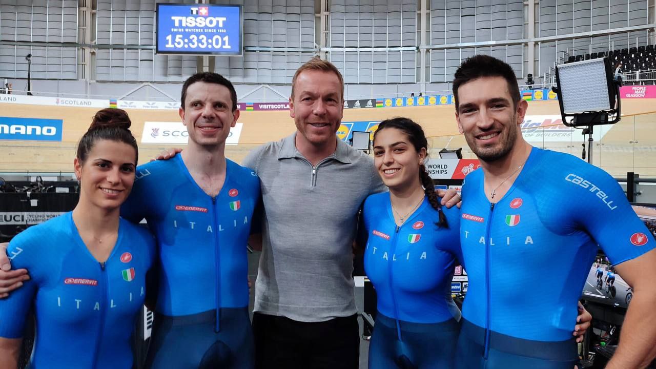 Il tandem paralimpico, che ci ha regalato l'argento ai mondiali di Glasgow