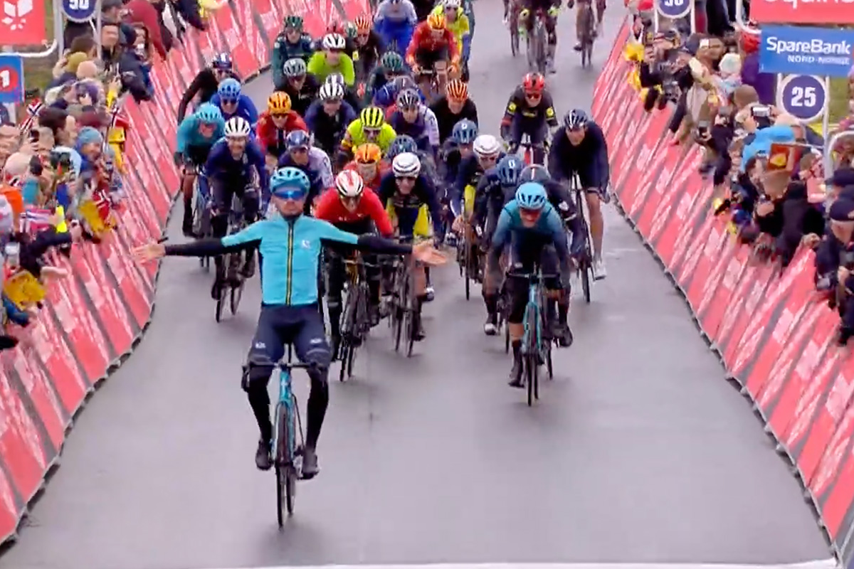 Michele Gazzoli vince la seconda tappa dell'Arctic Race of Norway