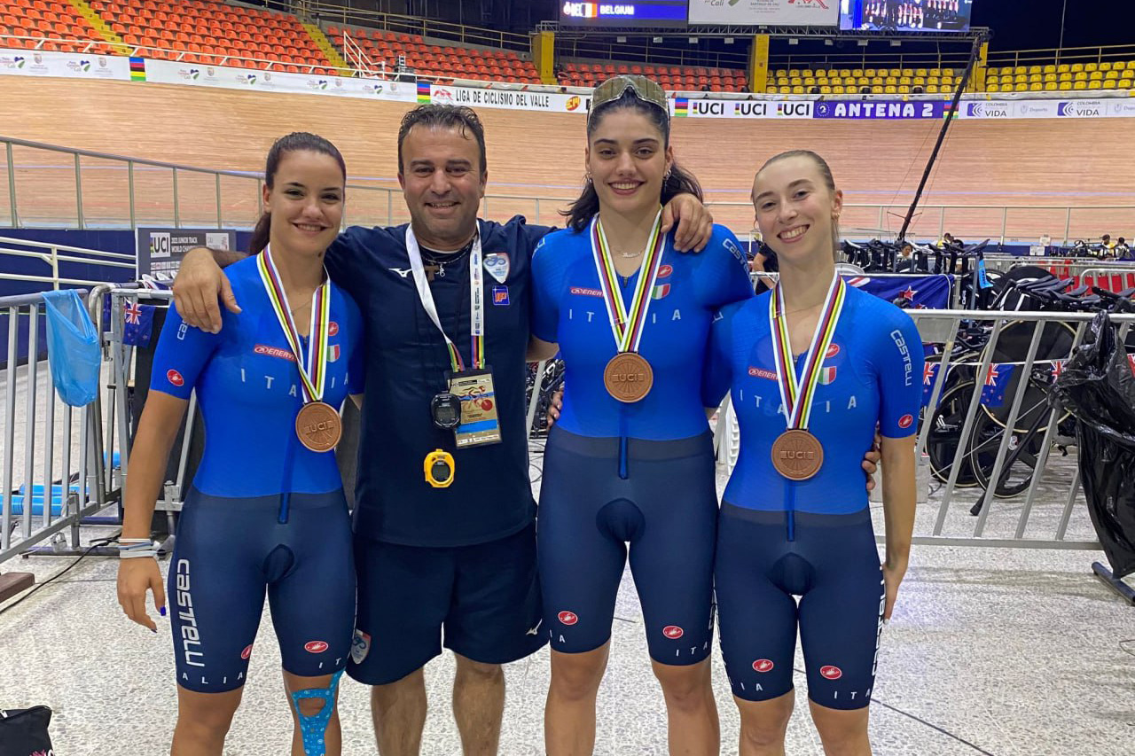 Sgaravato, Bertolini e Ratti bronzo mondiale nella velocità