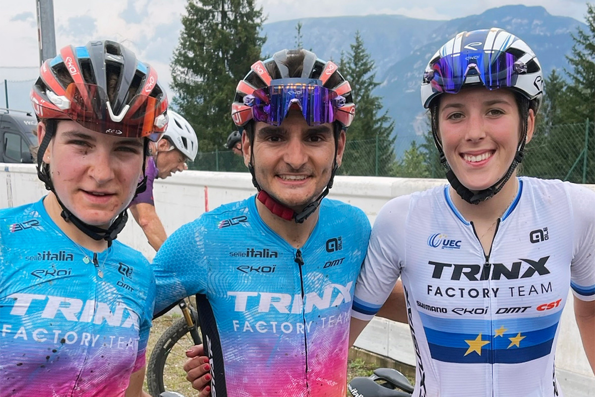Tris di successi per il Trinx Factory Team alla Sudtirol Cup per merito di Bertolini, Marchet e Corvi