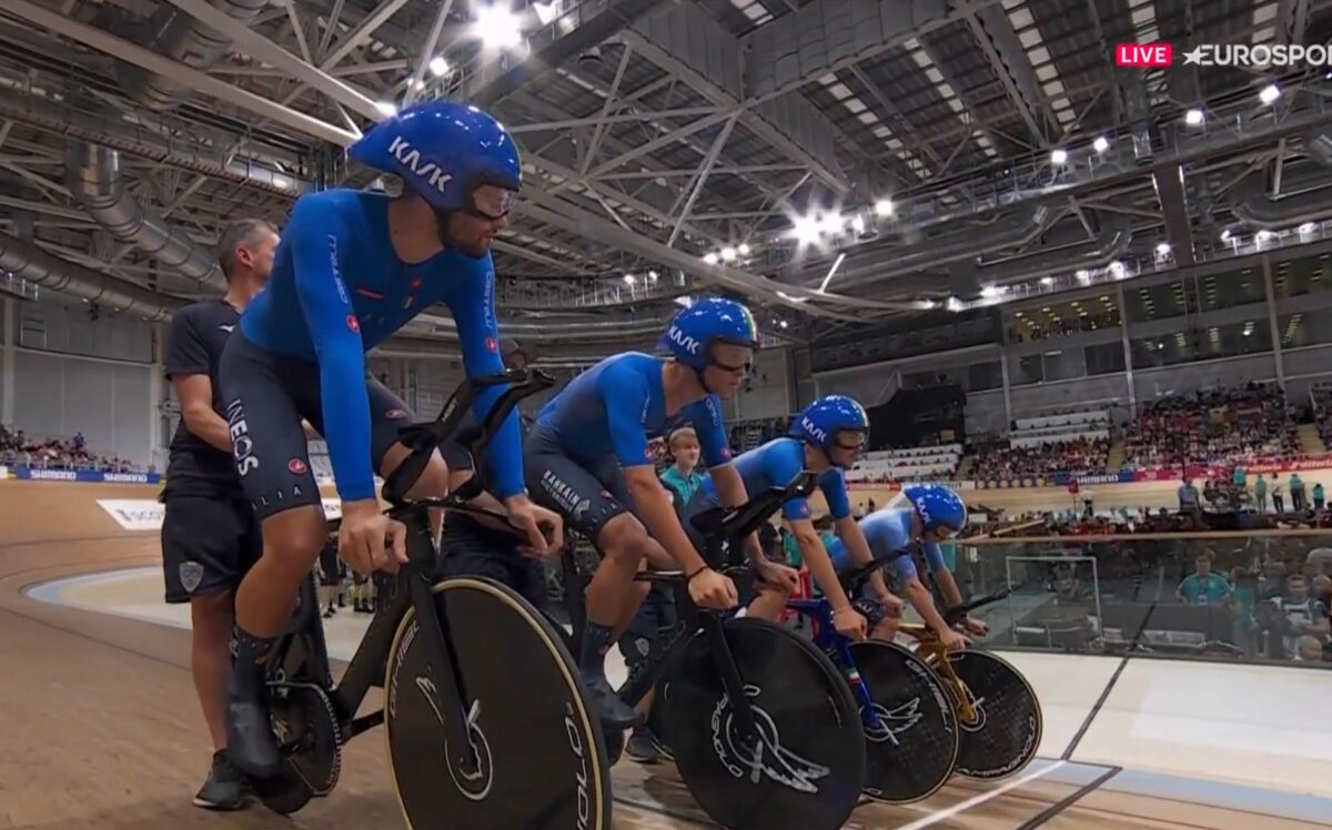 Mondiali Glasgow quartetto argento