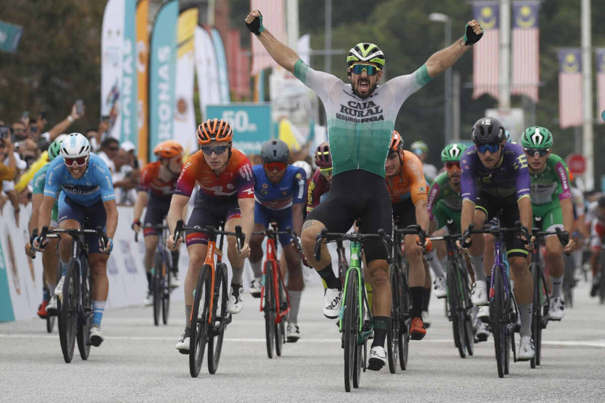 Daniel Baror vince la quarta tappa del Tour de Langkawi - credit Credits Green Project Bardiani - CSF Faizanè e Sprint Cycling