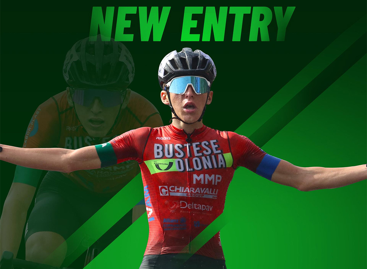 Filippo Turconi nel 2024 entra nel Green Project Bardiani-CSF Faizanè