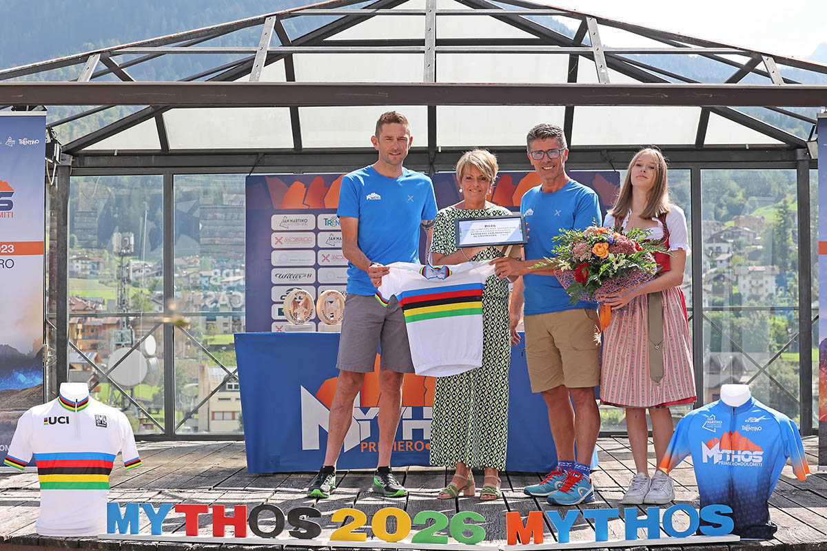 La presentazione della Mythos Primiero Dolomiti con DeBertolis, Brunet e Panighel - credit Newspower.it