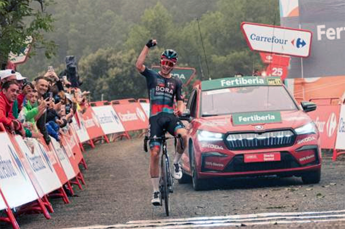 Lennard Kamna vince la nona tappa della Vuelta a Espana 2023 - credit Unipublic:Sprint Cycling Agency