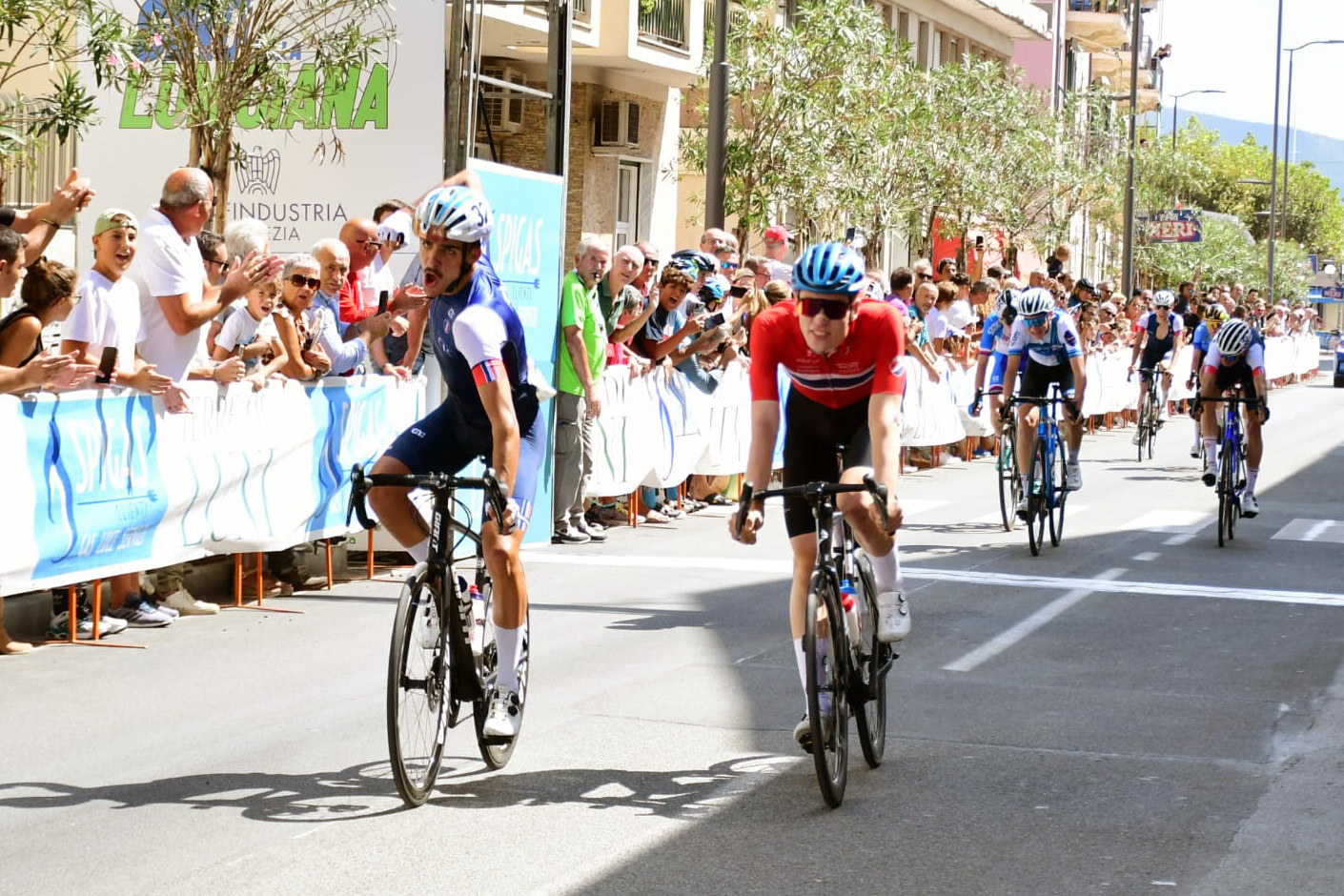 Maxime Decomble vince la seconda tappa del Giro della Lunigiana 2023 - credit Roberto Fruzzetti Ciclismoblog