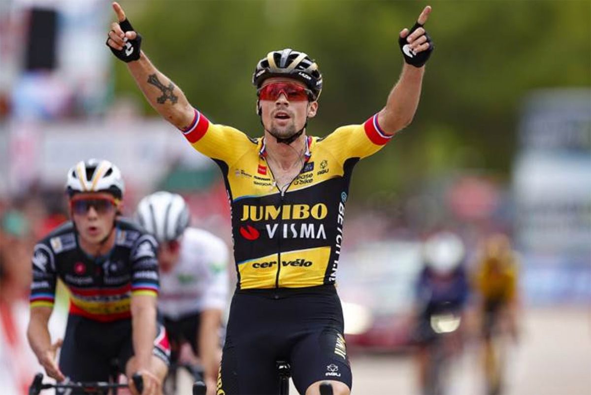 Primoz Roglic eurosport Vuelta stage 8