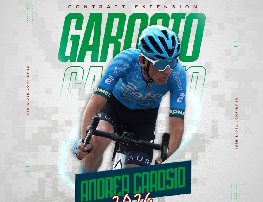 Andrea Garosio rinnova con la Eolo Kometa