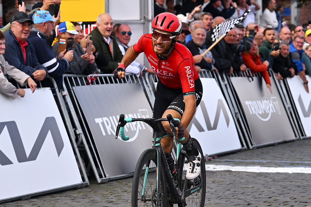 Luca Mozzato vince la Binche - Chimay - Binche - credit Getty Images