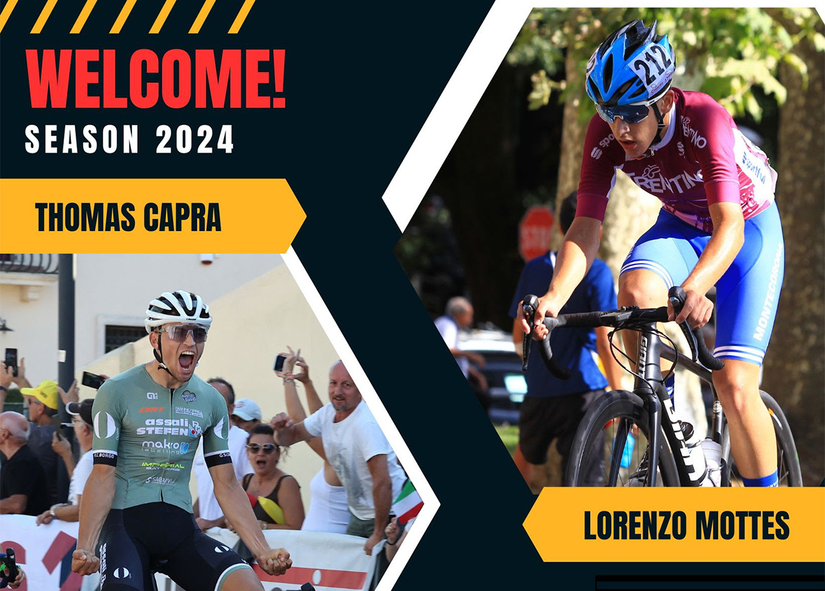 Cycling Team Friuli - ecco Thomas Capra e Lorenzo Mottes