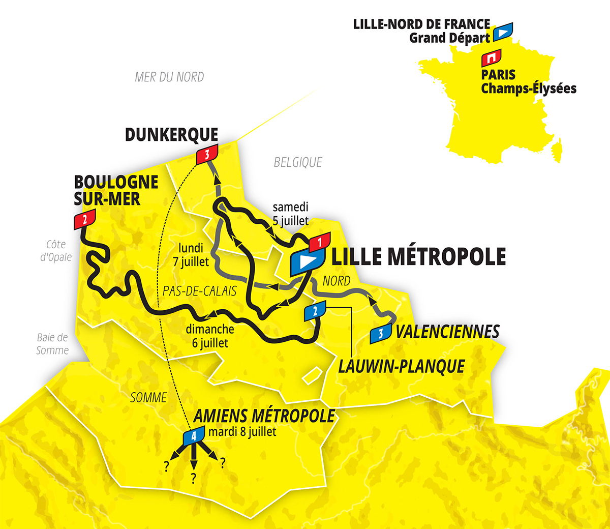 Tour de France 2025 Depart Lille