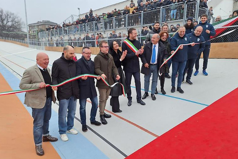 inaugurazione velodromo pierino baffi