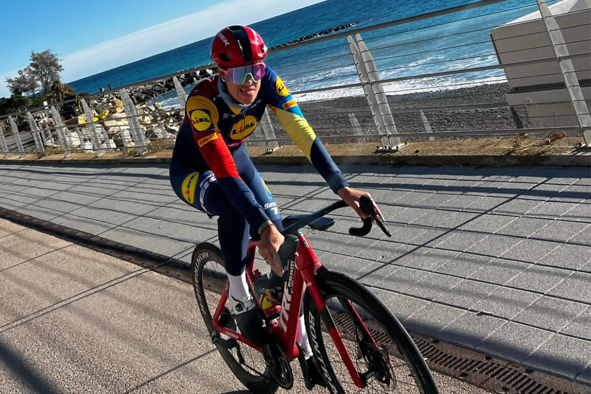 Ilaria Sanguineti, una delle sette italiane al via del Santos Tour Down Under 2024