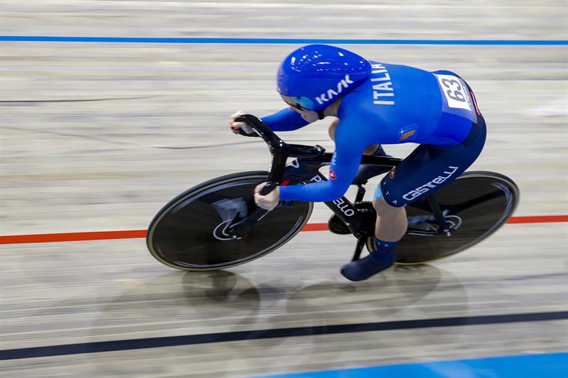 Miriam Vece quarta nei 500 metri agli Europei di Apeldoorn - credit Sprint Cycling Agency
