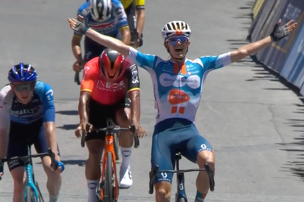 Oscar Onley (DSM) vince la 5° tappa del Tour Down Under