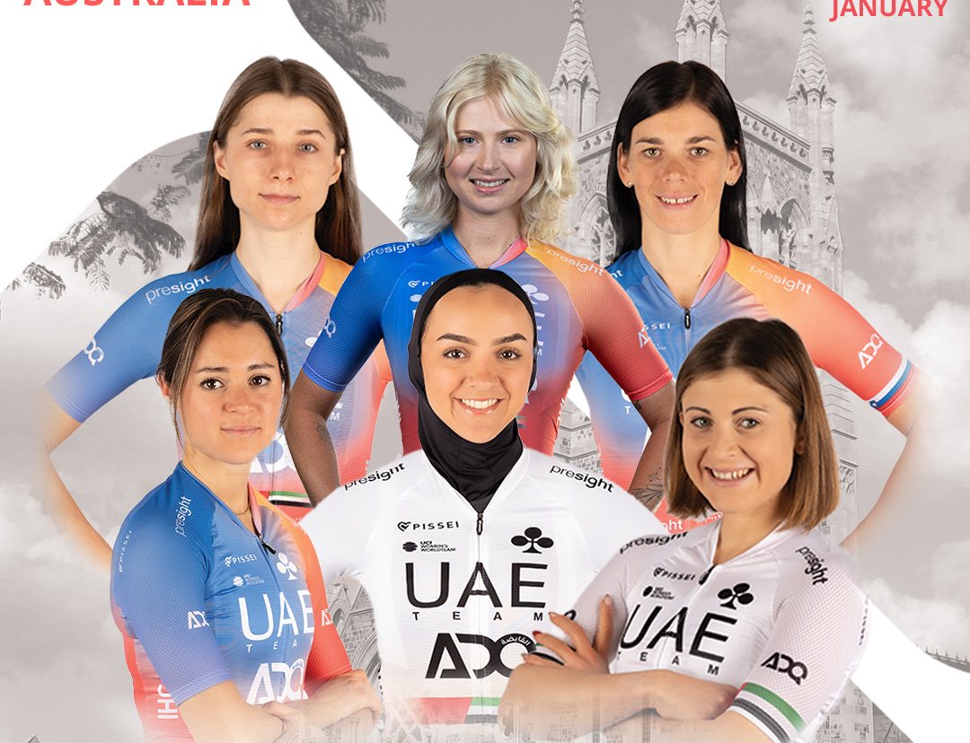 UAE Team ADQ for Santos Tour Down Under