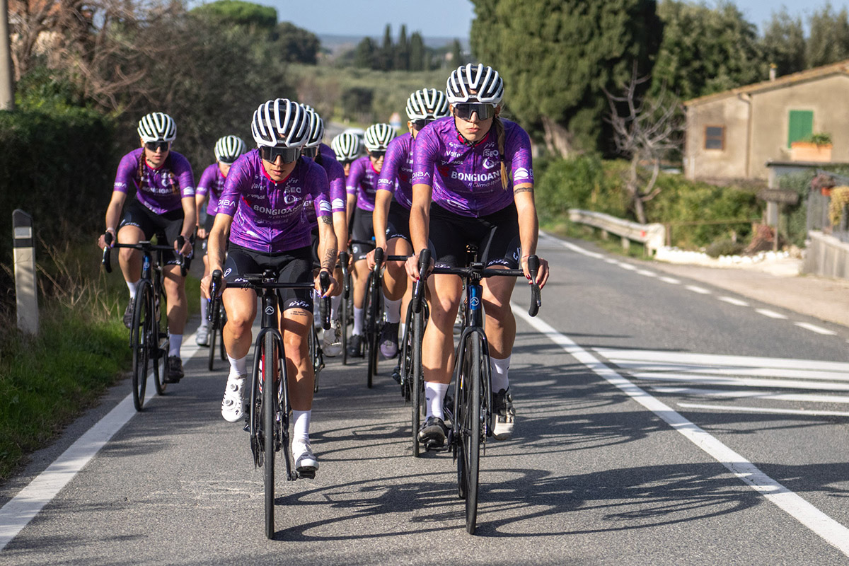 La BePink-Bongioanni, con cinque italiane alla Setmana Ciclista Valenciana 2024