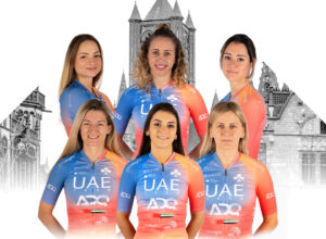 UAE Team ADQ prime gare in Belgio