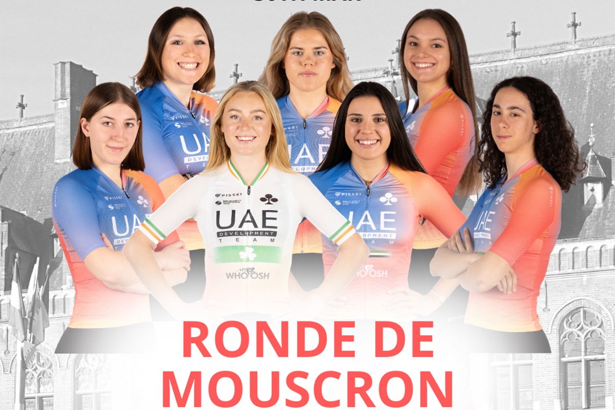 Federica Venturelli debutta con UAE Team Development alla Ronde de Mouscron