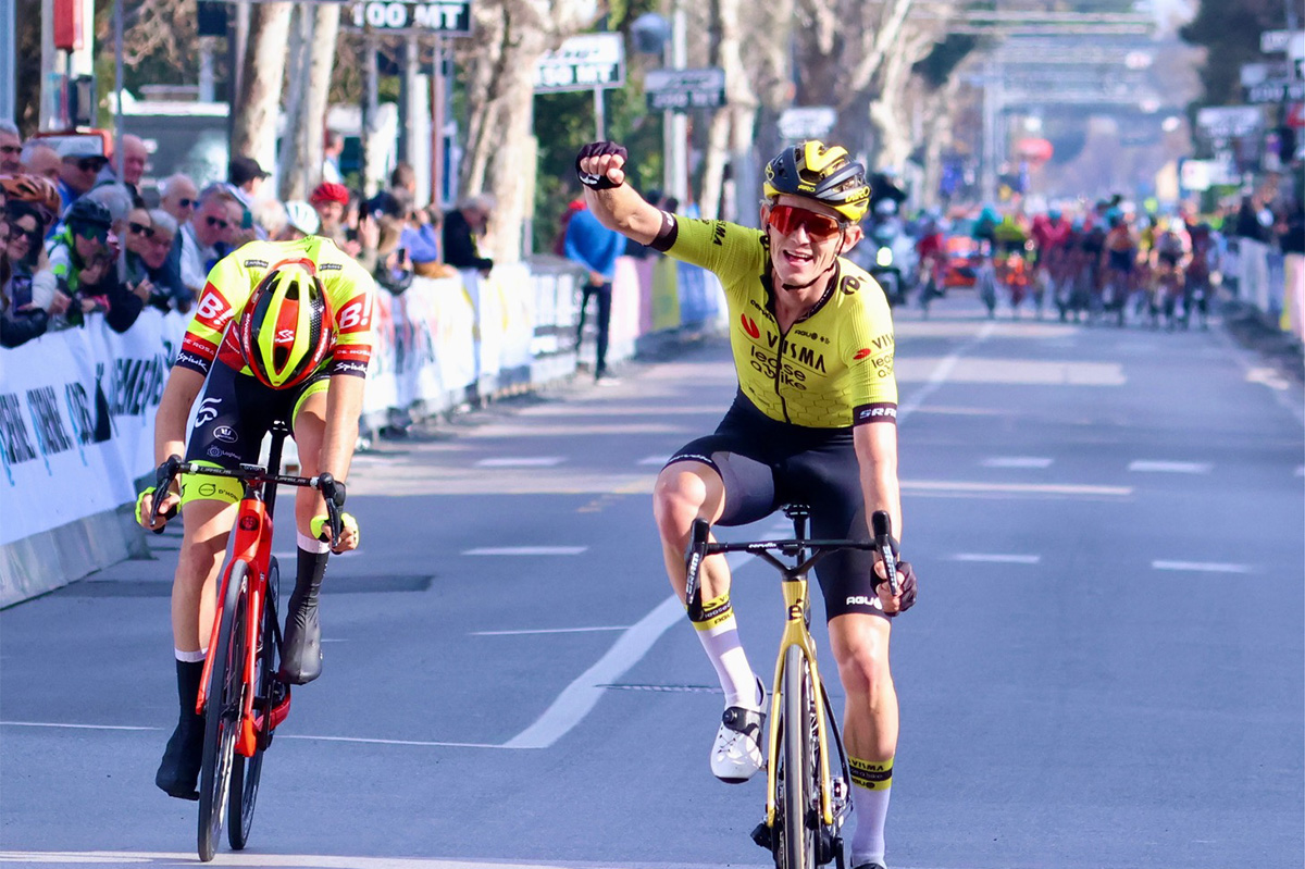Koen Bouwman vince la terza tappa della Coppi e Bartali - credit Photobicicailotto