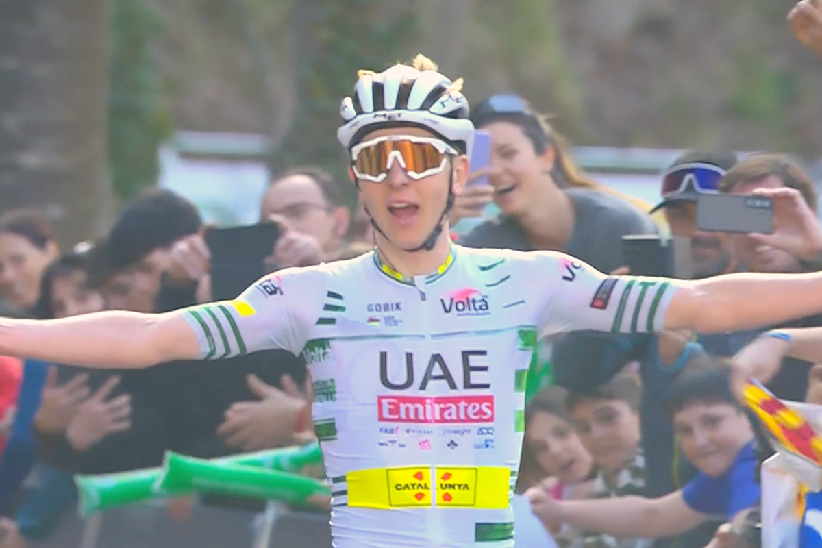 Tadej Pogacar vince la sesta tappa della Volta a Catalunya