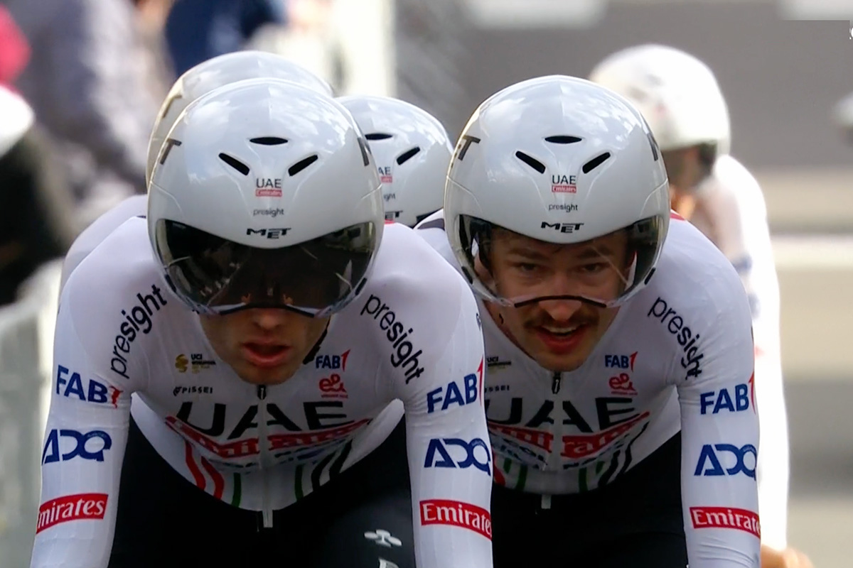 UAE Team Emirates vince la cronosquadre della Paris-Nice 2024
