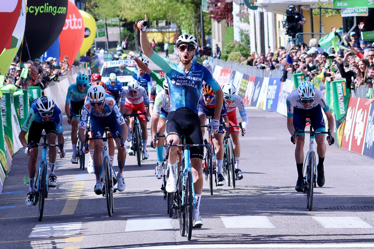 Aurélien Paret-Peintre vince l'ultima l'ultima tappa del Tour of the Alps 2024 - credit Photobicicailotto