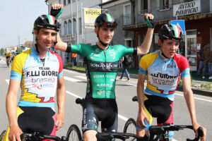 Bessega, Mellano e Rosato, il podio della prova di Altivole - credit Rodella