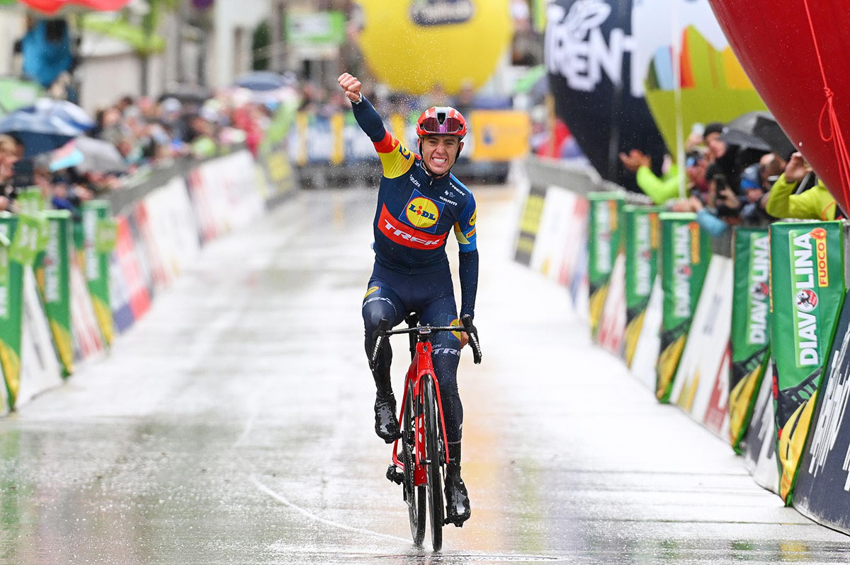 Juan Pedro Lopez vince la terza tappa del Tour of the Alps 2024 - credit Lidl-Trek