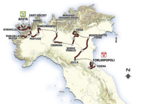 La planimetria del Giro Next Gen 2024 - credit LaPresse