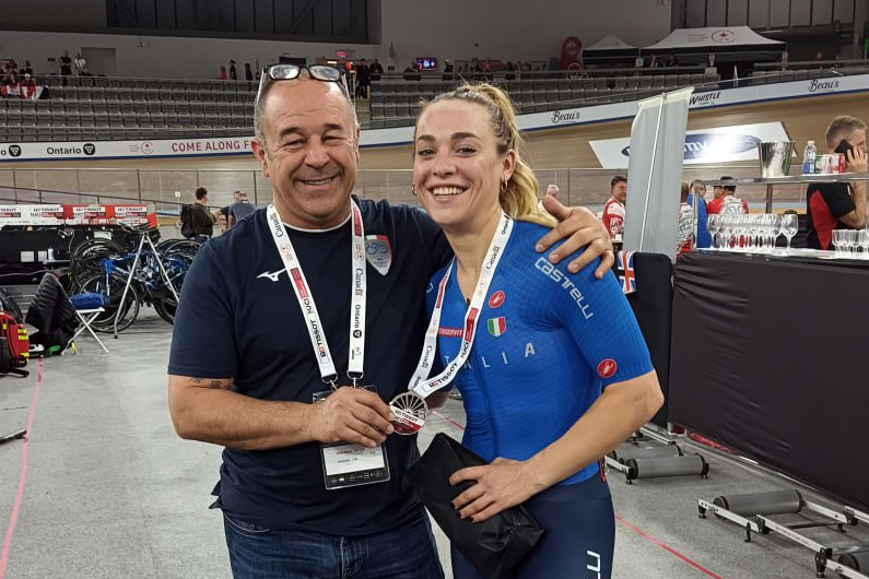 Letizia Paternoster argento nell'eliminazione e nell'omnium a Milton