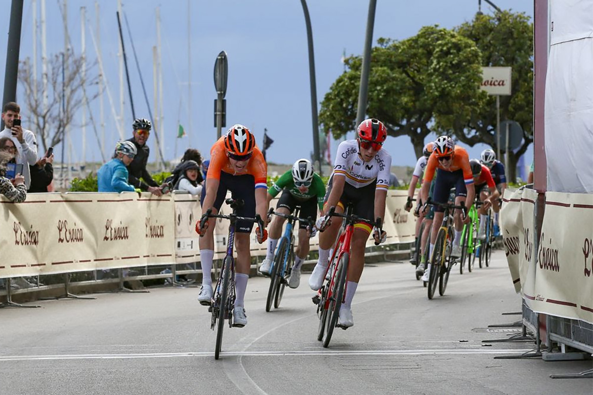 Senna Remijn vince la seconda semitappa di Eroica Juniores 2024 - credit Guido Rubino