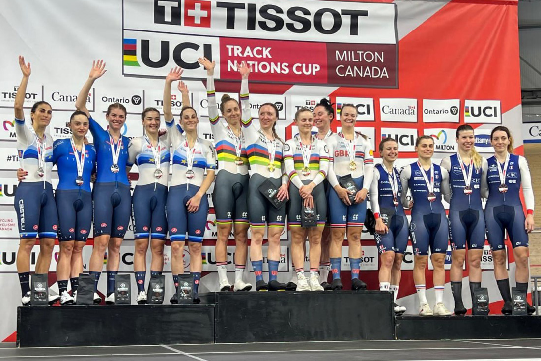 Letizia Paternoster e il quartetto femminile d'argento a Milton