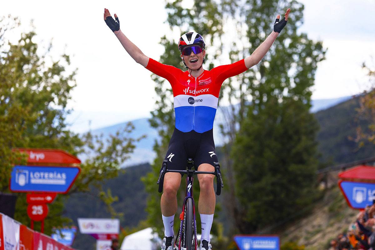 Demi Vollering vince la quinta tappa della Vuelta a Espana Femenina 2024 - credit Unipublic_SprintCyclingAgency