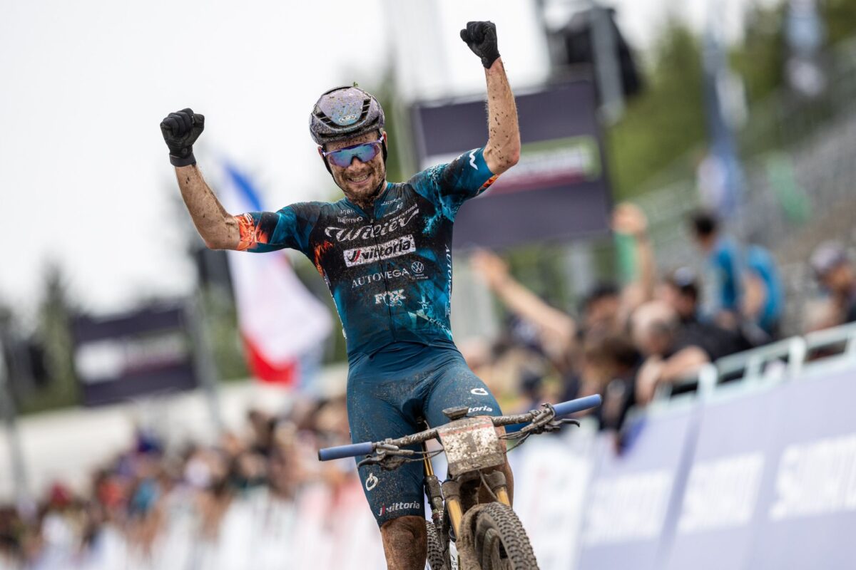 Fabian Rabensteiner vince a Nove Mesto la prima prova di Mountain Bike Marathon World Cup 2024 - credit WHOOP UCI Mountain Bike World Series : Michal Cerveny