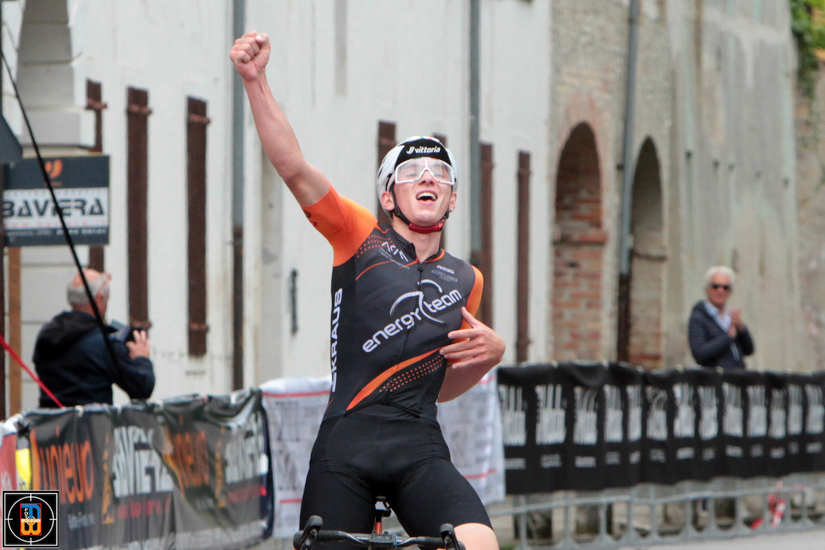 Federico Rosario Brafa vince la seconda tappa del Giro del Friuli Venezia Giulia Juniores- credit fotobolgan