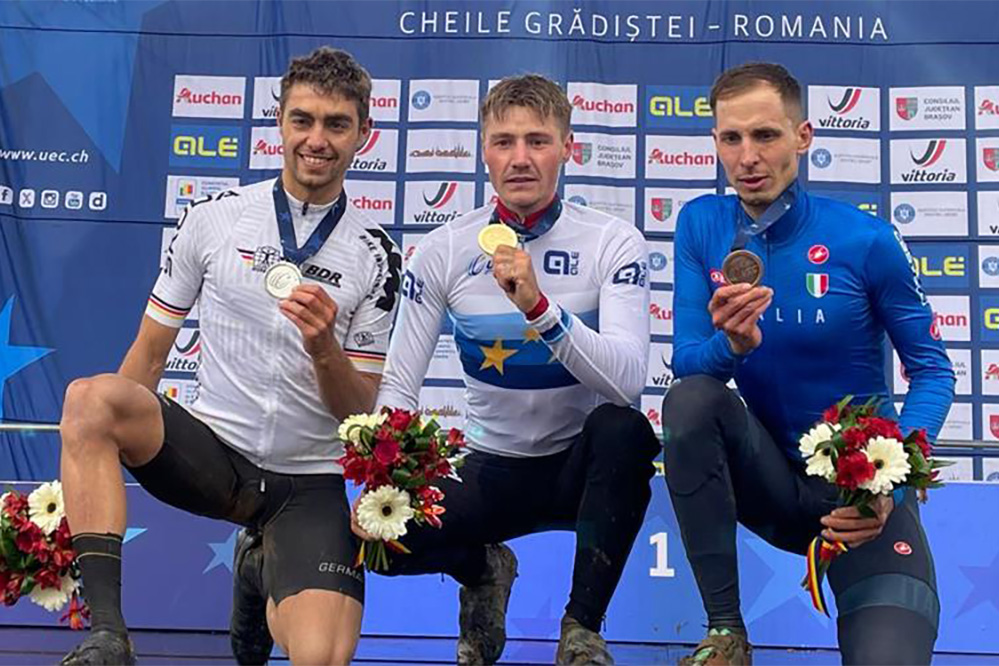 Luca Braidot terzo agli europei di mtb nello short track - credit Federciclismo