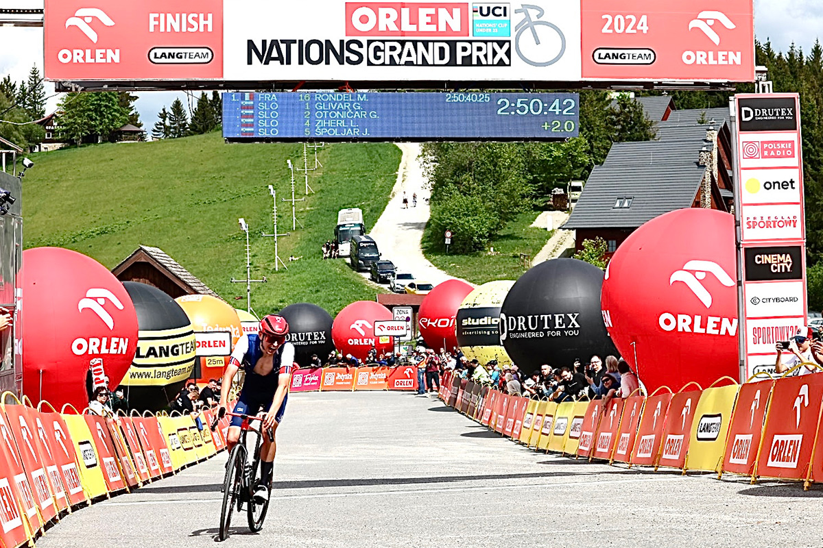 Mathys Rondel vince la seconda tappa dell'Orlen Nations Gran Prix 2024