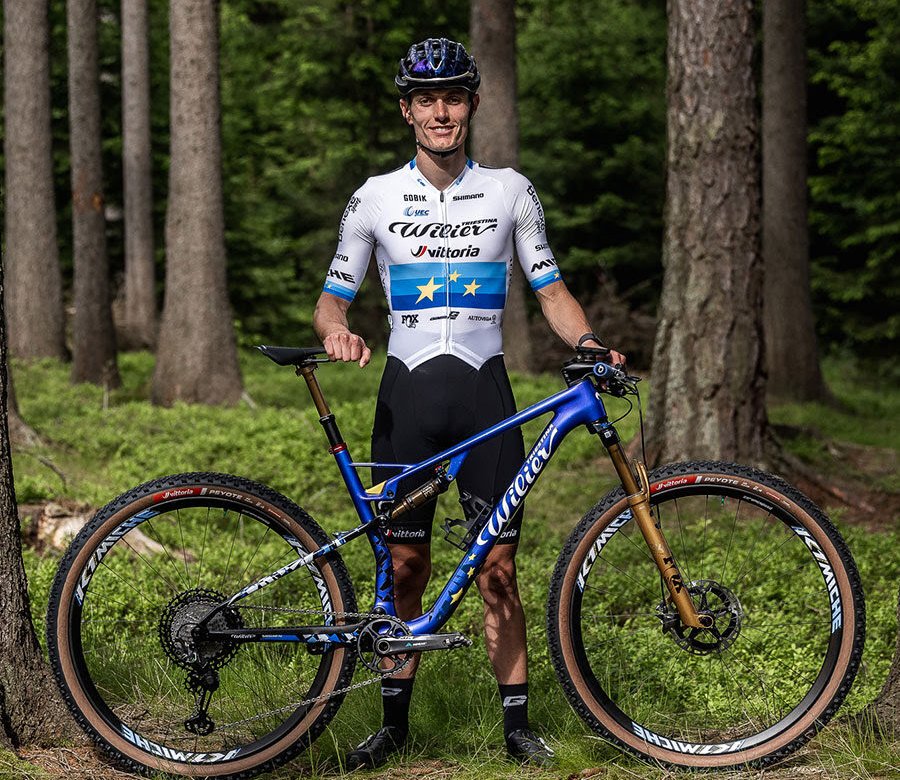 Nuova Wilier Urta per il campione europeo di mtb Simone Avondetto