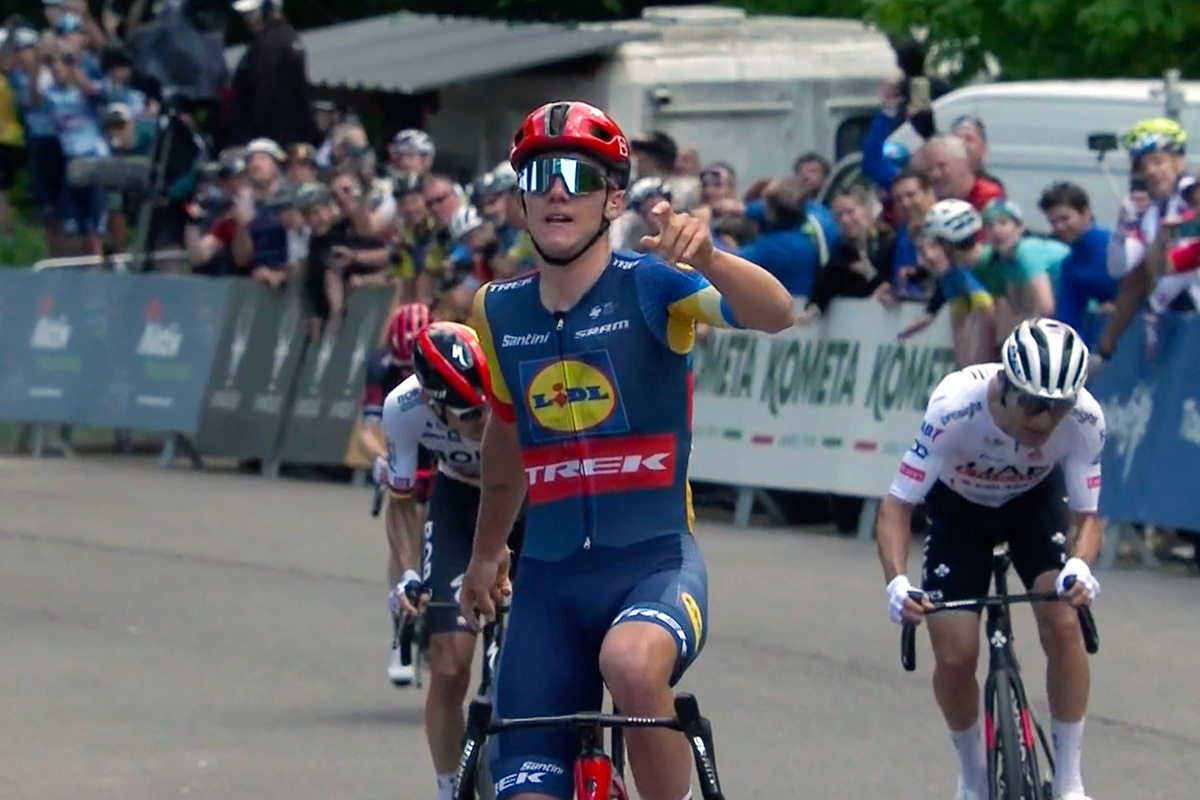 Thibau Nys vince la terza tappa del Tour de Hongrie