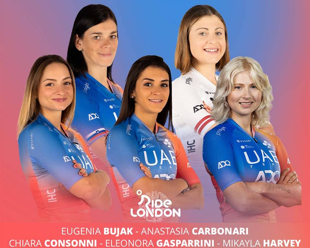 UAE Team ADQ per la RideLondon Classique 2024